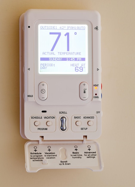 Modern electronic thermostat