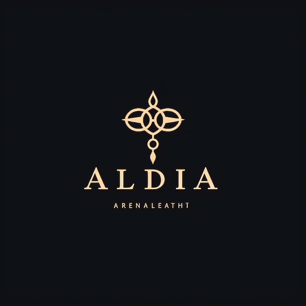 Photo a modern elegant logo for a highend jewelry brand