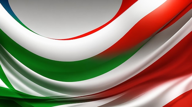 Modern elegant wavy indian flag background