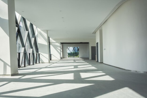 Modern empty business building indoors