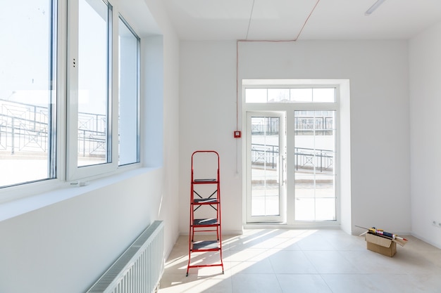 Modern entrance in a small office