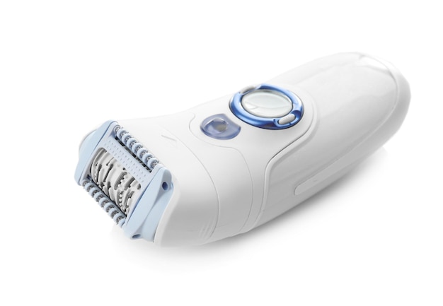 Photo modern epilator on white background