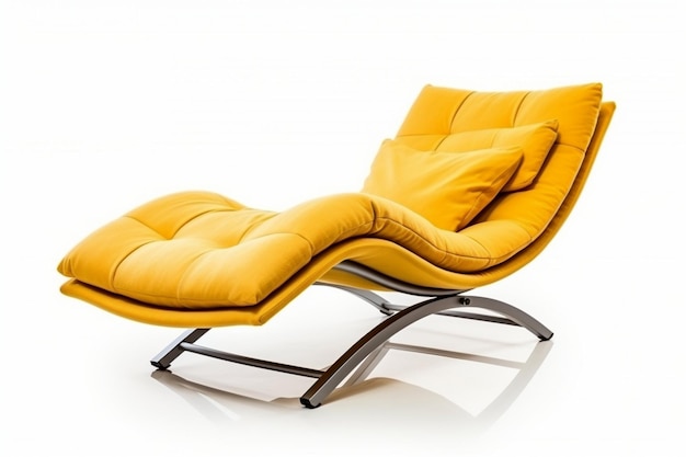 Foto moderno divano in tessuto isolato mobili a sfondo bianco