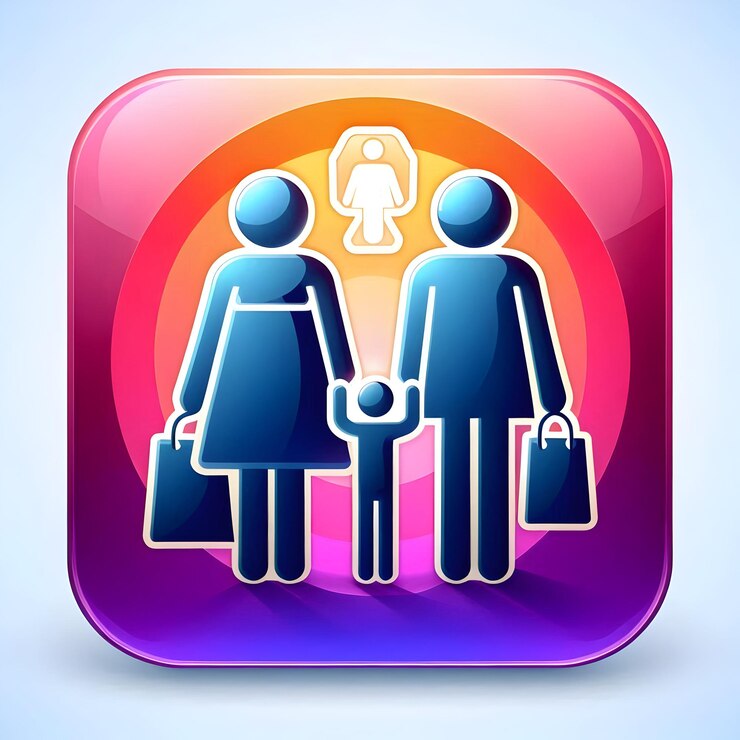 फोटो modern family love same sex parents holding hands icons on glossy background ideal for ads promot