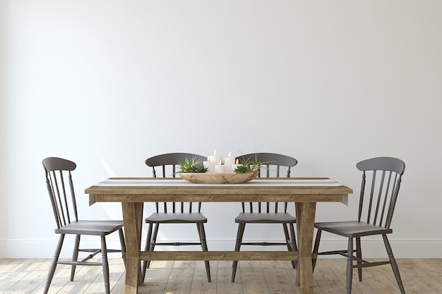 Modern farmhouse dining room