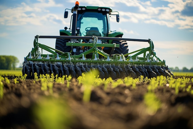 Photo modern_farming_machinery_in_action