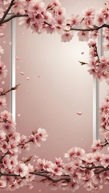 Modern Floral Background