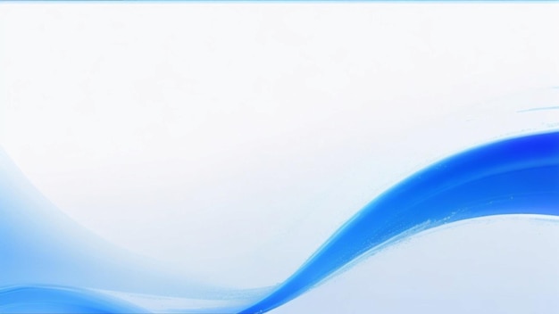 Modern flowing blue wave banner background