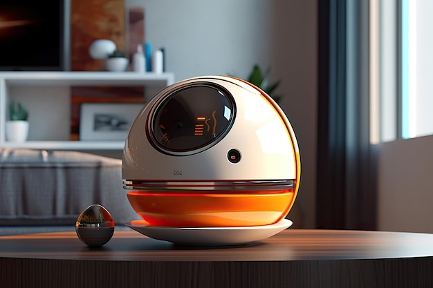 Modern futuristic home assistant