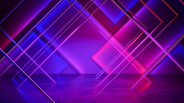 Modern Futuristic neon light background