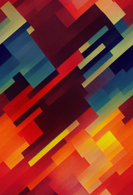 Modern futuristisch schilderij abstract ontwerp als achtergrond 3d geïllustreerd