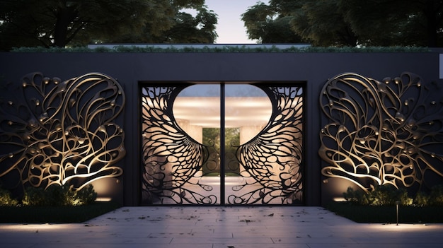 Photo modern gate design