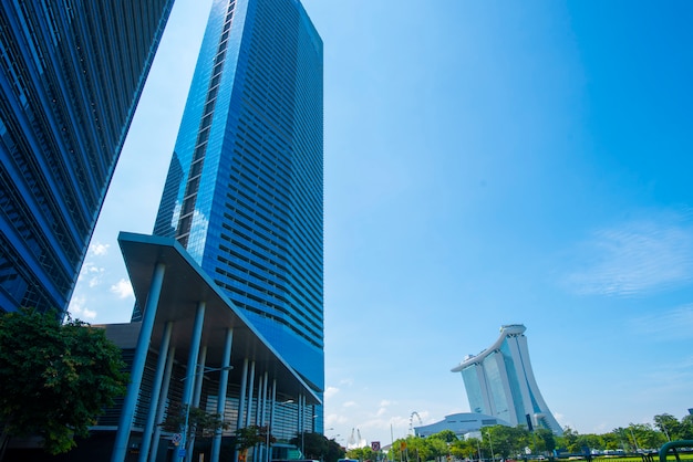 Modern gebouw in de stad van Singapore