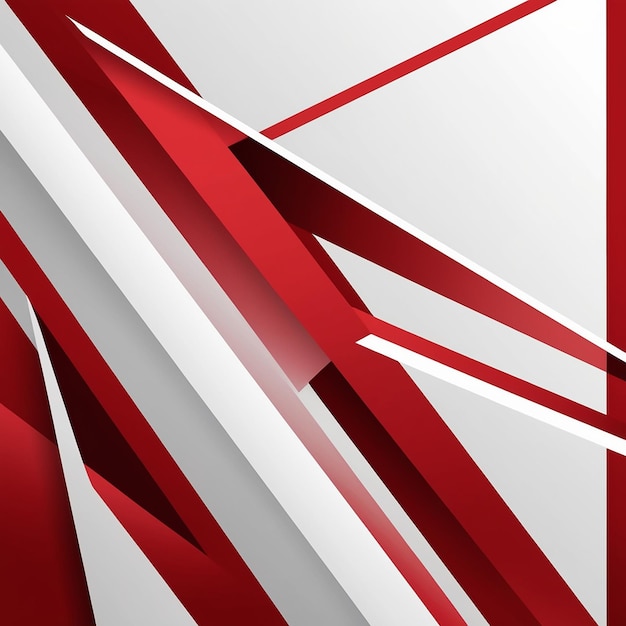 modern geometric red and white business template