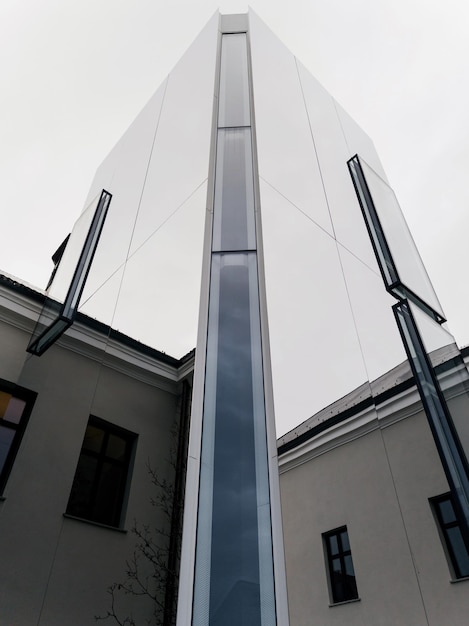 Photo modern glass building