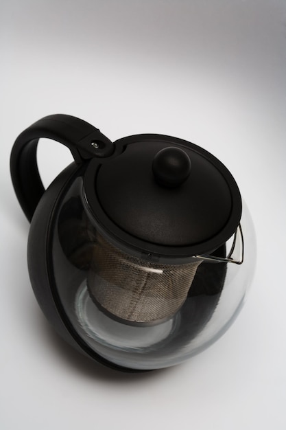 Modern glass teapot