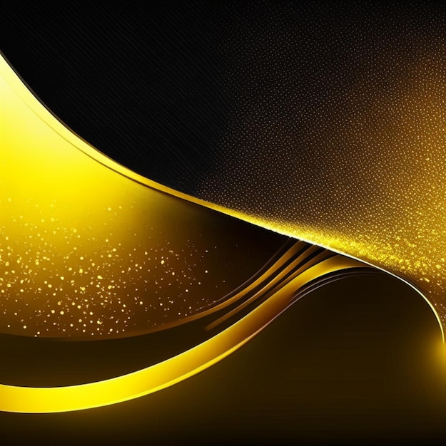 Modern golden wavy sparkle background