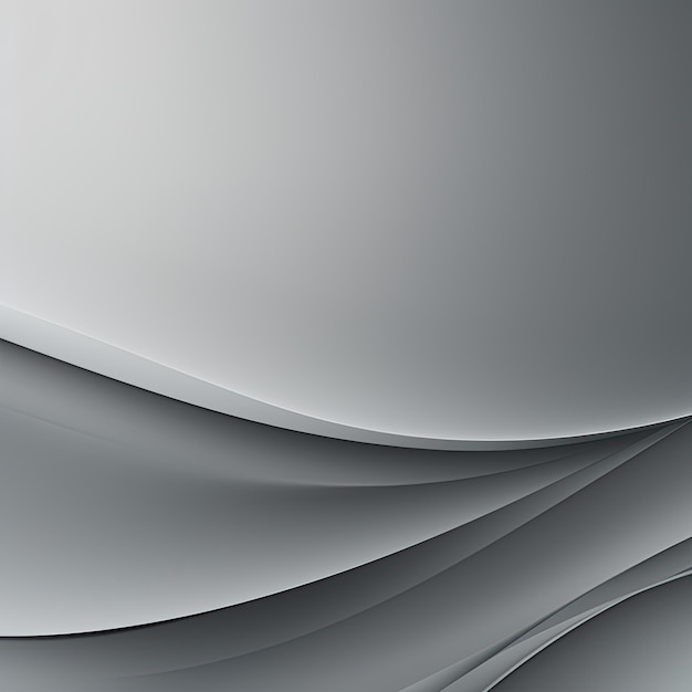 波効果のあるモダンなグラデーションの灰色の背景