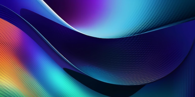 Modern gradient waves blend background great design for any purposes Vibrant style template Multicolor color background Futuristic dynamic motion technology Creative design