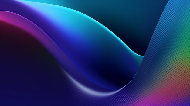 Modern gradient waves blend background great design for any purposes Vibrant style template Multicolor color background Futuristic dynamic motion technology Creative design