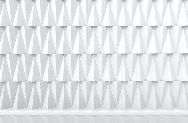 modern gray polygonal pattern stack wall backgorund.