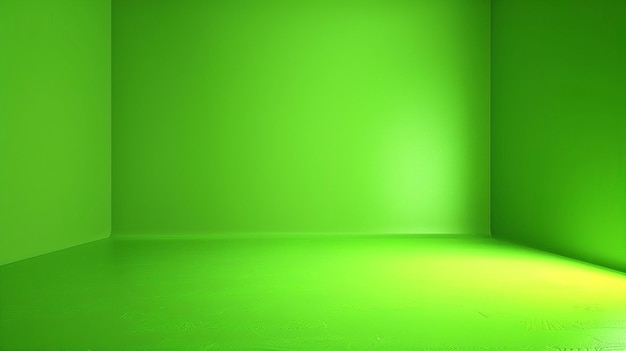 Photo a modern green background