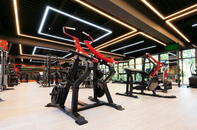 Modern gym interieur