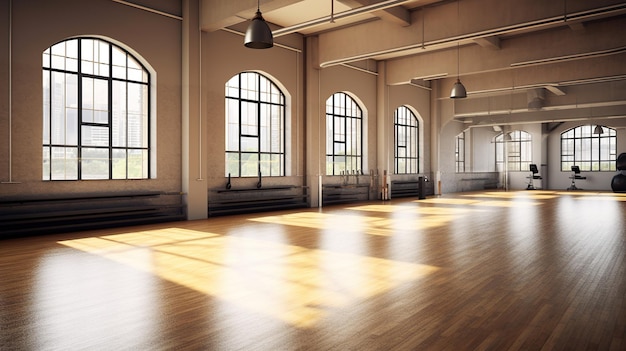 modern gym interior fitness center