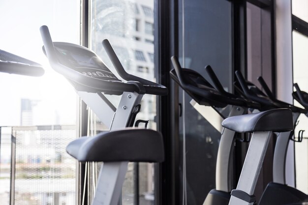 Modern gym interior