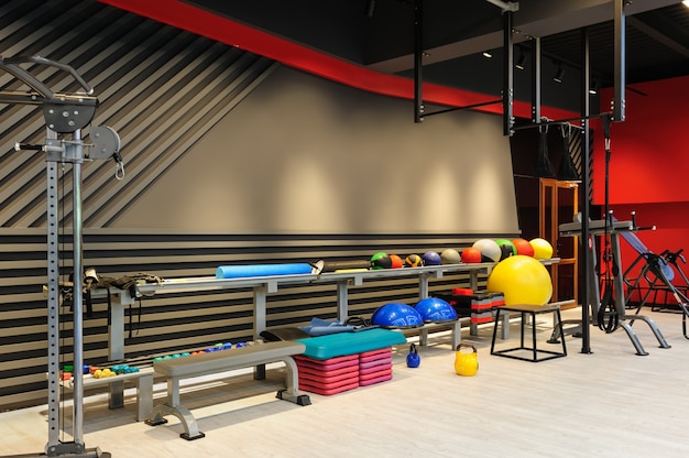Photo modern gym interior