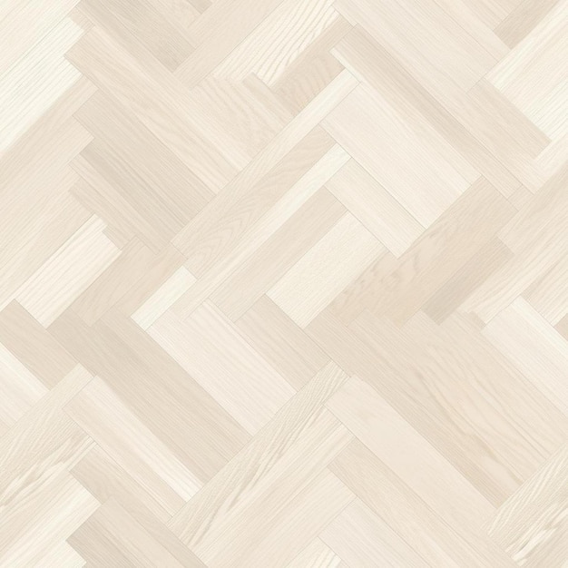 A modern, hand - painted, wood floor with a geometric pattern.