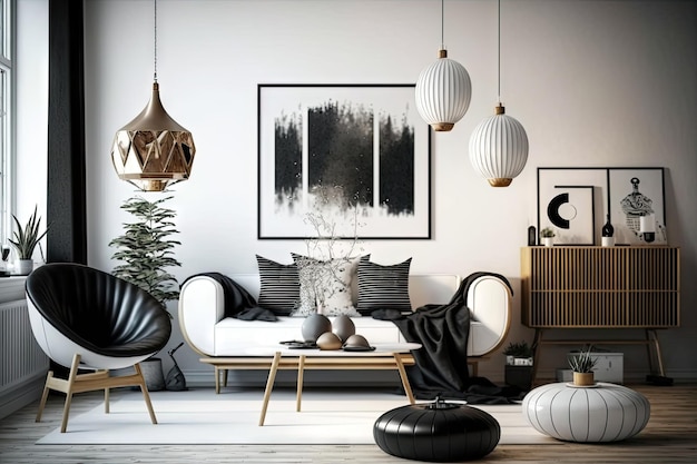 Modern home decor store showcasing sleek and minimalist furniture pieces