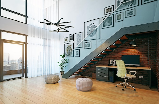 modern home office interior