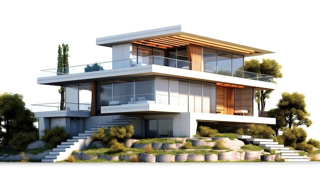 Modern house 3d model