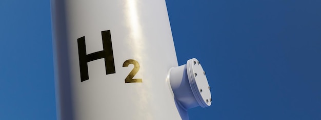 再生可能エネルギー用の最新の水素タンク