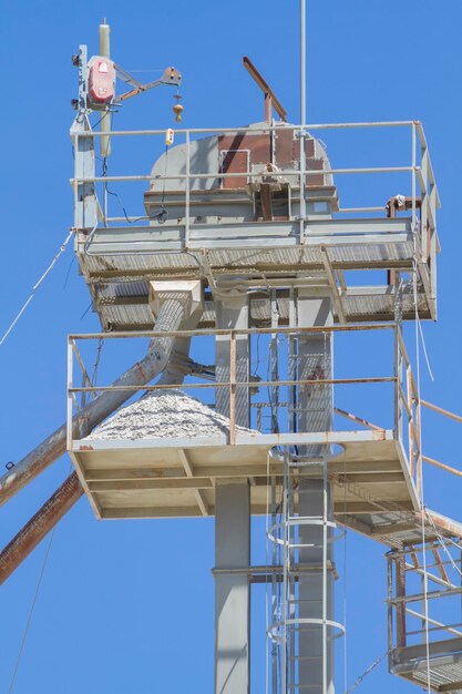 modern industry and refinery, details of pipes and smokestacks