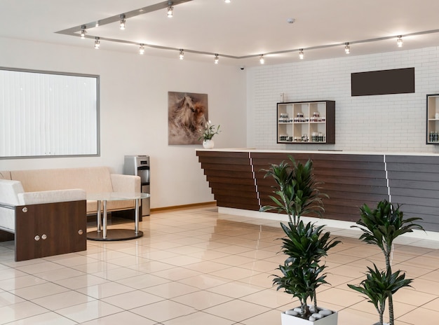 Modern interieur van een luxe Spa salon