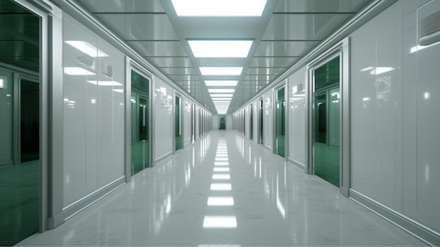 Modern Interior corridors