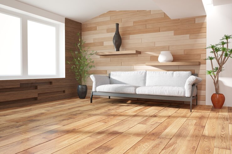 Modern interior design 3D illustration