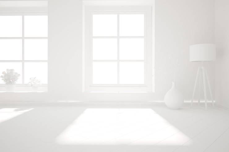 Photo modern interior design 3d illustration