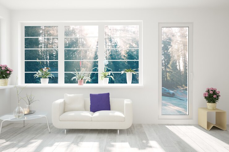 Modern interior design illustration