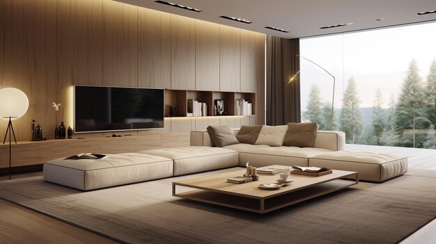 Modern Interior Design Of Living Room