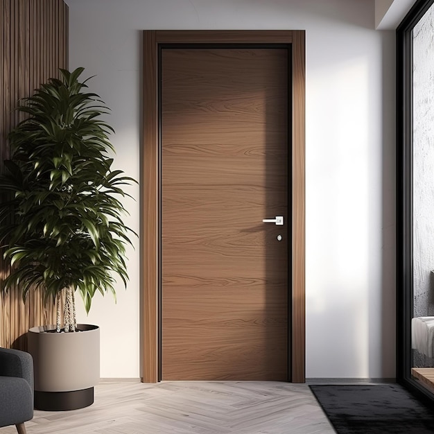 Modern interior door