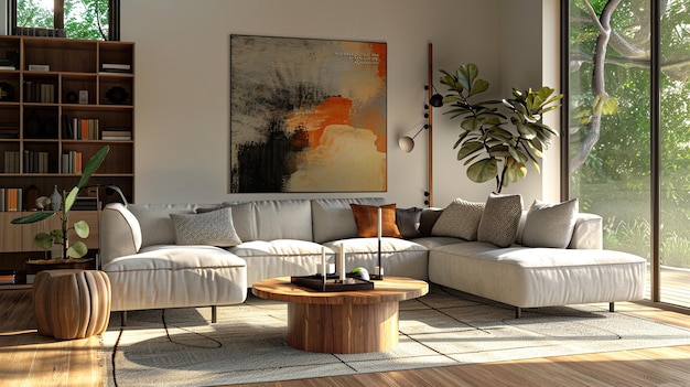 modern interior style design livingroom lighting and apartment