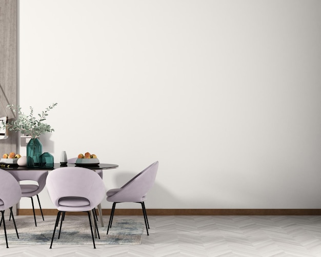 modern interior wall mockups