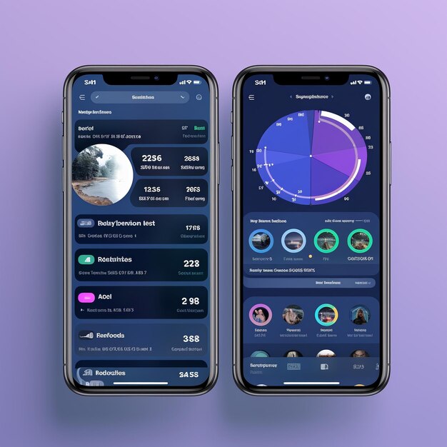 Photo modern ios uiux design app