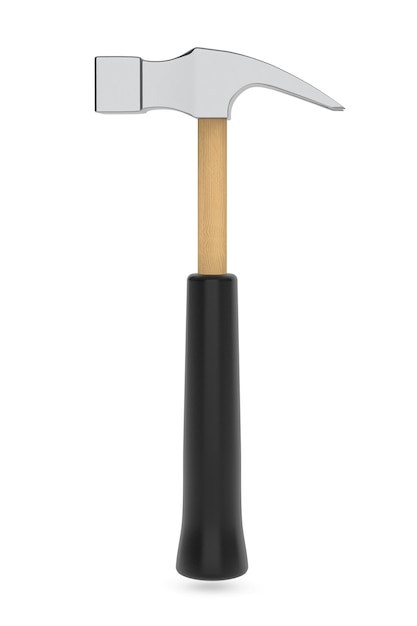 Modern Iron hammer on a white background