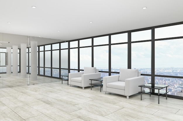 Modern kantoor lobby interieur