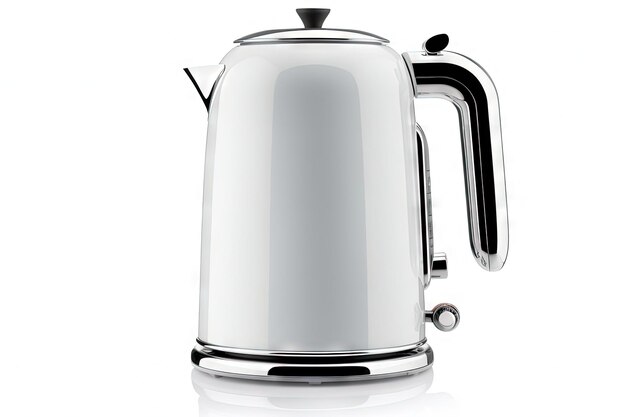 modern kettle water boiler with sleek design for your kitchen isolated on white