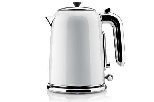 Modern kettle water boiler with sleek design for your kitchen isolated on white